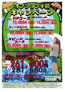オプション半額キャンペーン
