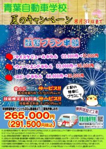 夏のキャンペーン